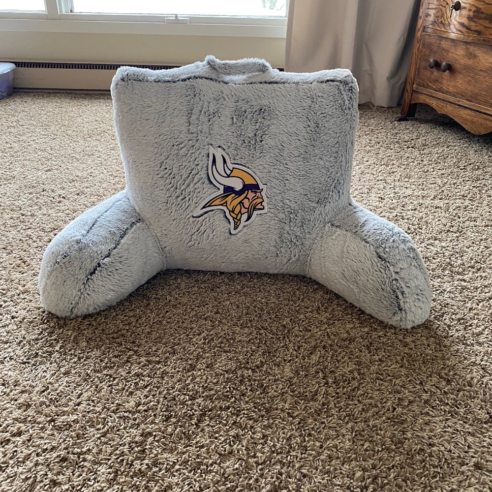 NFL Vikings backrest support pillow